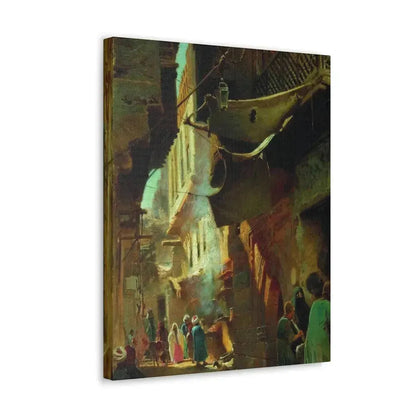 Konstantin Makovsky (1839-1915) Street in Cairo - 1873 - Canvas Wall Art - The Sticker Space