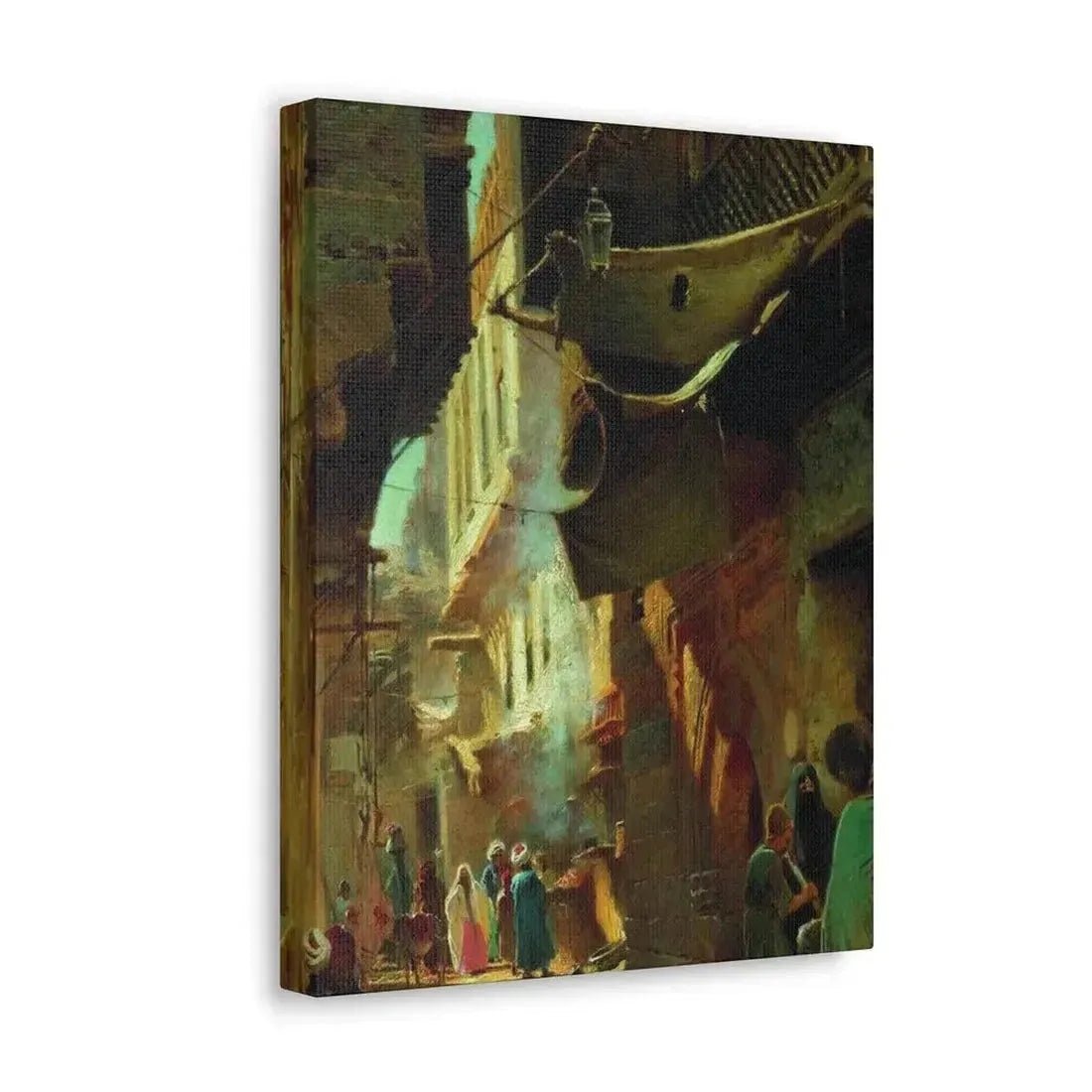 Konstantin Makovsky (1839-1915) Street in Cairo - 1873 - Canvas Wall Art - The Sticker Space
