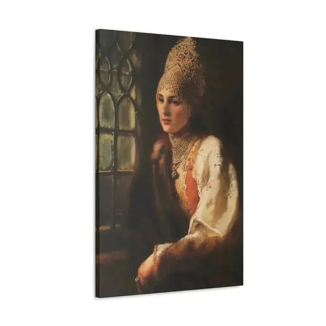 Konstantin Makovsky (1839-1915) The Boyarina - Canvas Wall Art - The Sticker Space