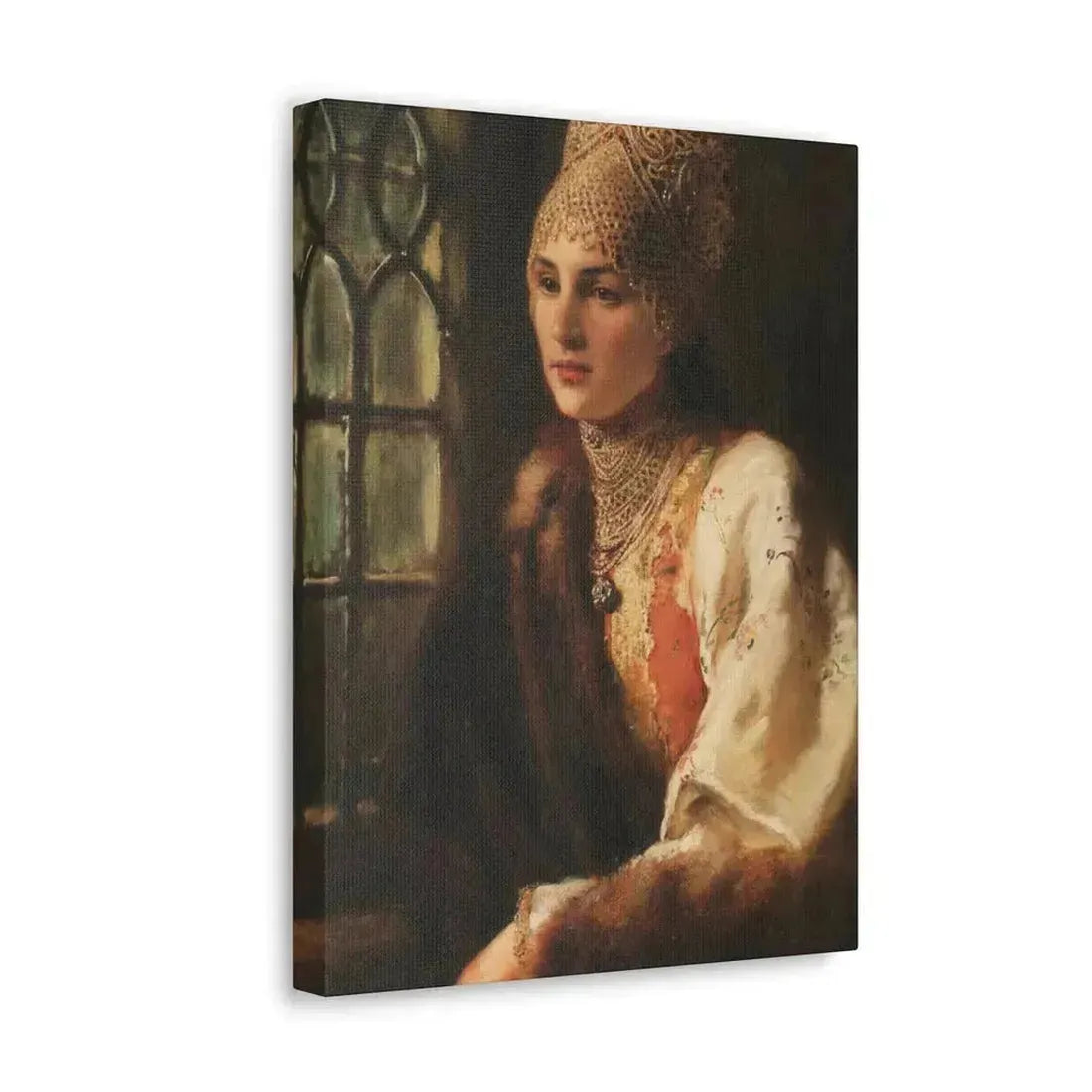 Konstantin Makovsky (1839-1915) The Boyarina - Canvas Wall Art - The Sticker Space