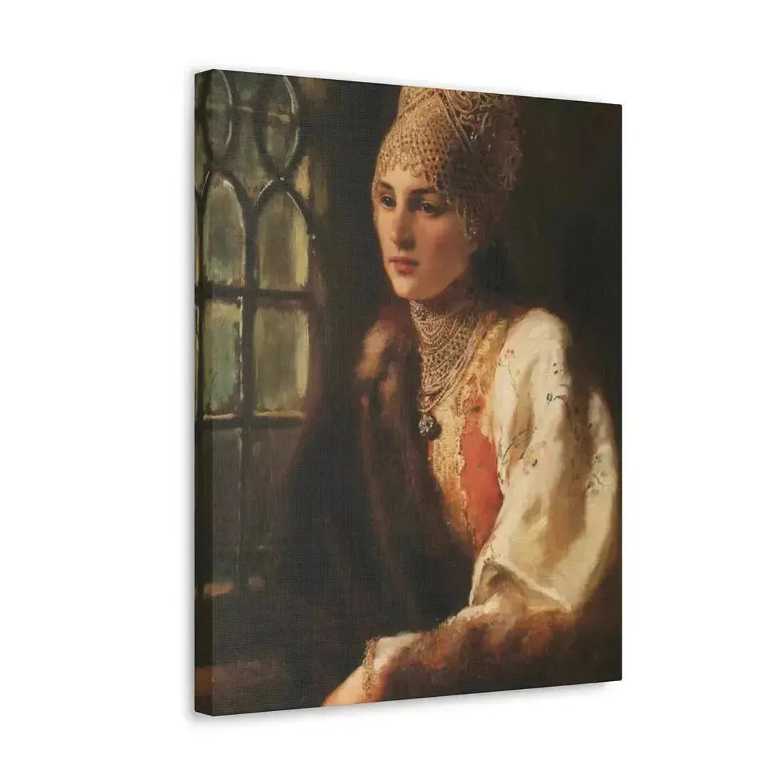 Konstantin Makovsky (1839-1915) The Boyarina - Canvas Wall Art - The Sticker Space