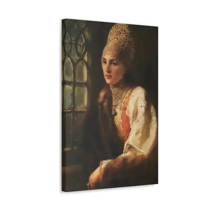 Konstantin Makovsky (1839-1915) The Boyarina - Canvas Wall Art - The Sticker Space
