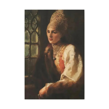 Konstantin Makovsky (1839-1915) The Boyarina - Canvas Wall Art - The Sticker Space