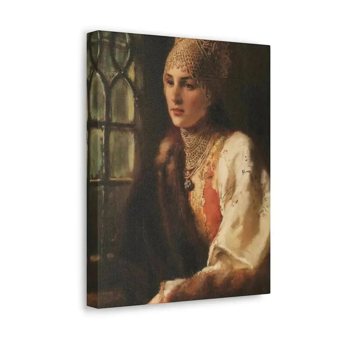 Konstantin Makovsky (1839-1915) The Boyarina - Canvas Wall Art - The Sticker Space