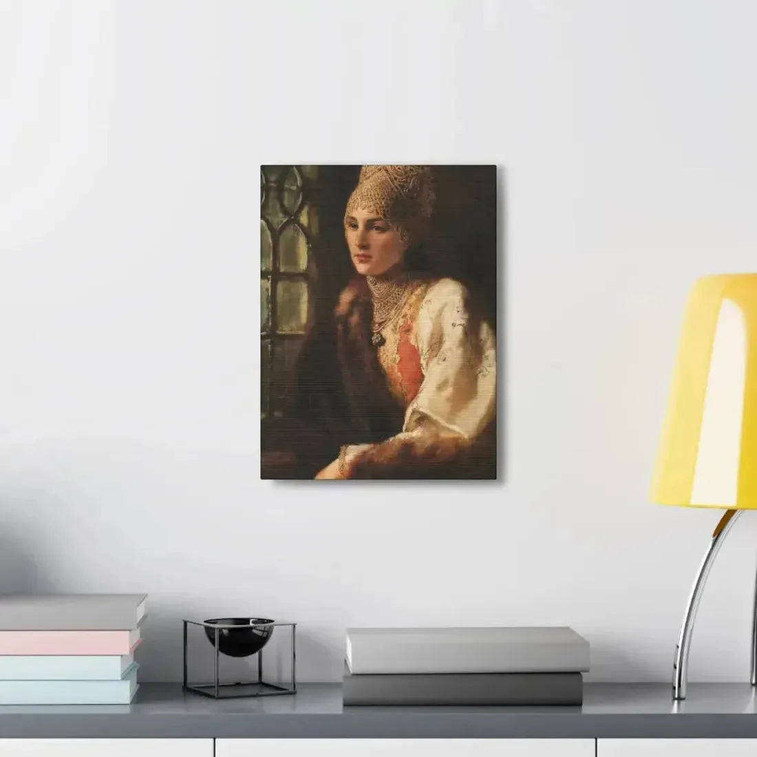 Konstantin Makovsky (1839-1915) The Boyarina - Canvas Wall Art - The Sticker Space