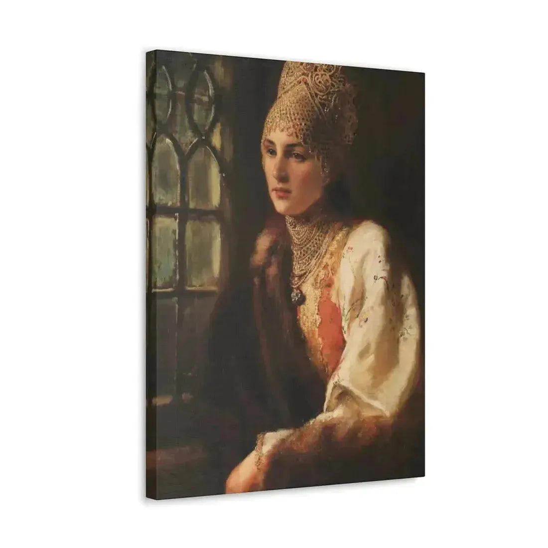 Konstantin Makovsky (1839-1915) The Boyarina - Canvas Wall Art - The Sticker Space