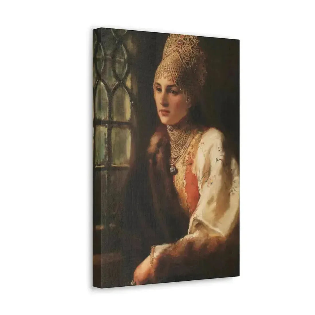Konstantin Makovsky (1839-1915) The Boyarina - Canvas Wall Art - The Sticker Space