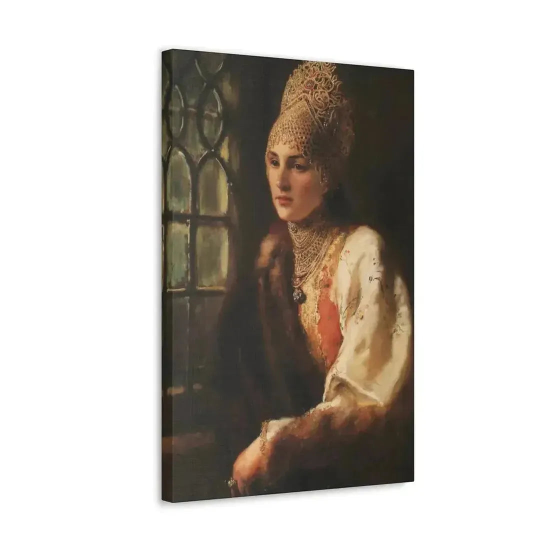 Konstantin Makovsky (1839-1915) The Boyarina - Canvas Wall Art - The Sticker Space