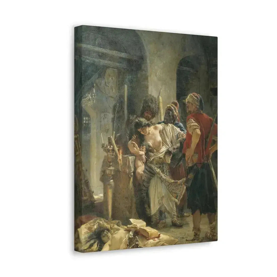 Konstantin Makovsky (1839-1915) The Bulgarian Martyresses - Canvas Wall Art - The Sticker Space