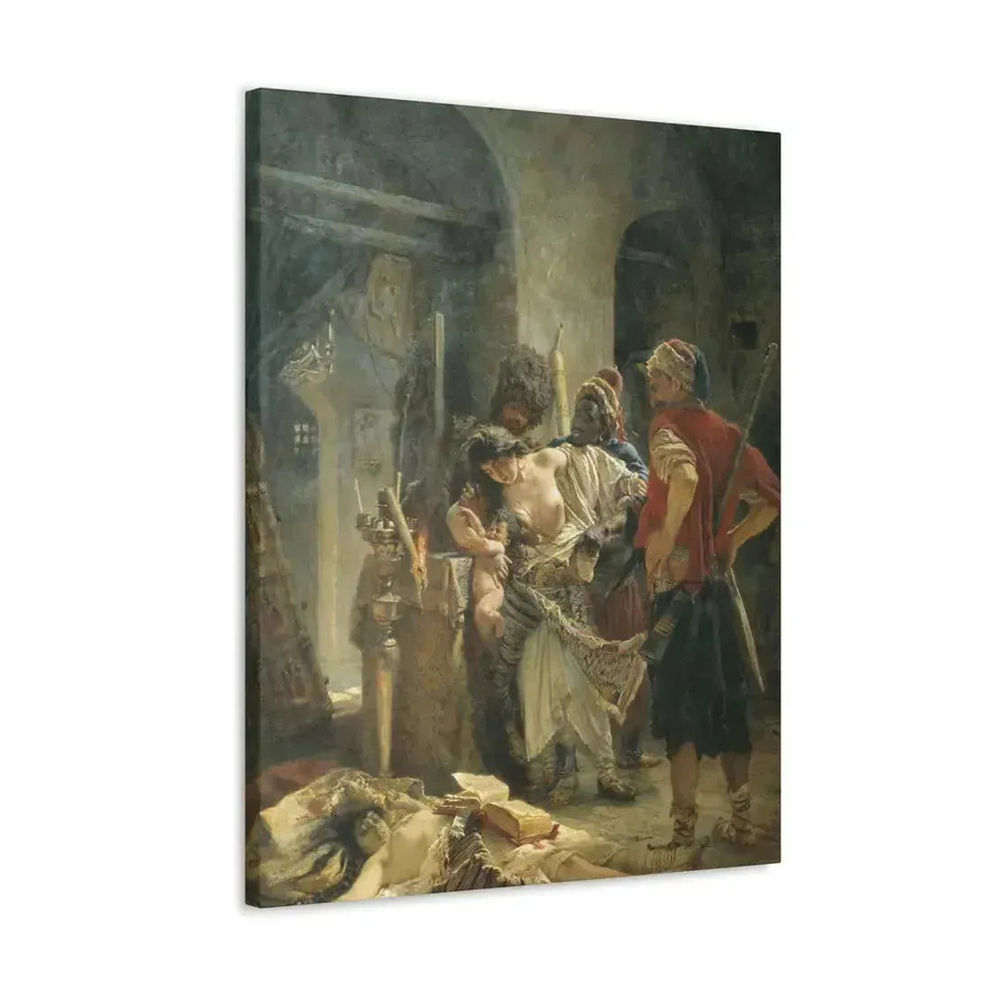 Konstantin Makovsky (1839-1915) The Bulgarian Martyresses - Canvas Wall Art - The Sticker Space