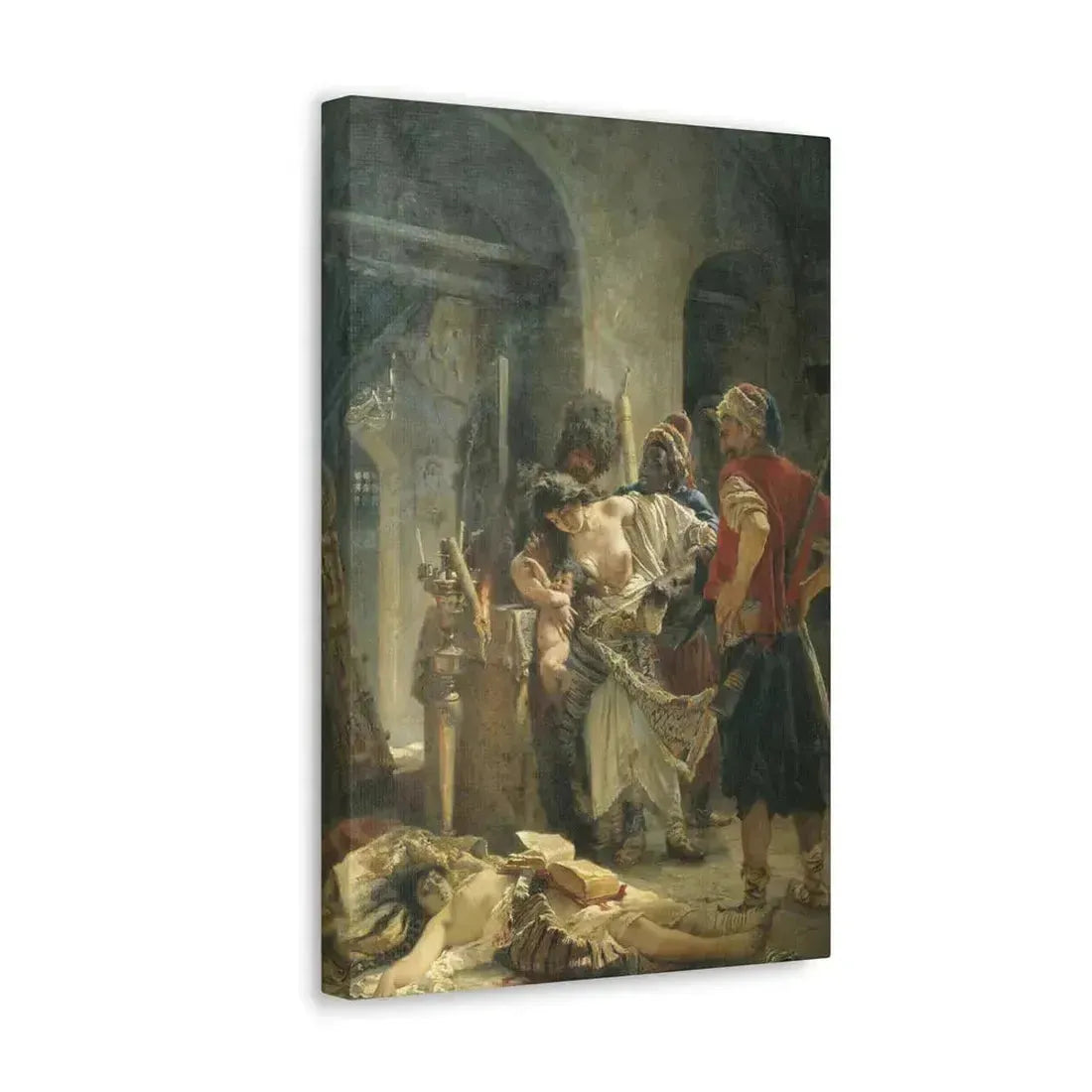 Konstantin Makovsky (1839-1915) The Bulgarian Martyresses - Canvas Wall Art - The Sticker Space