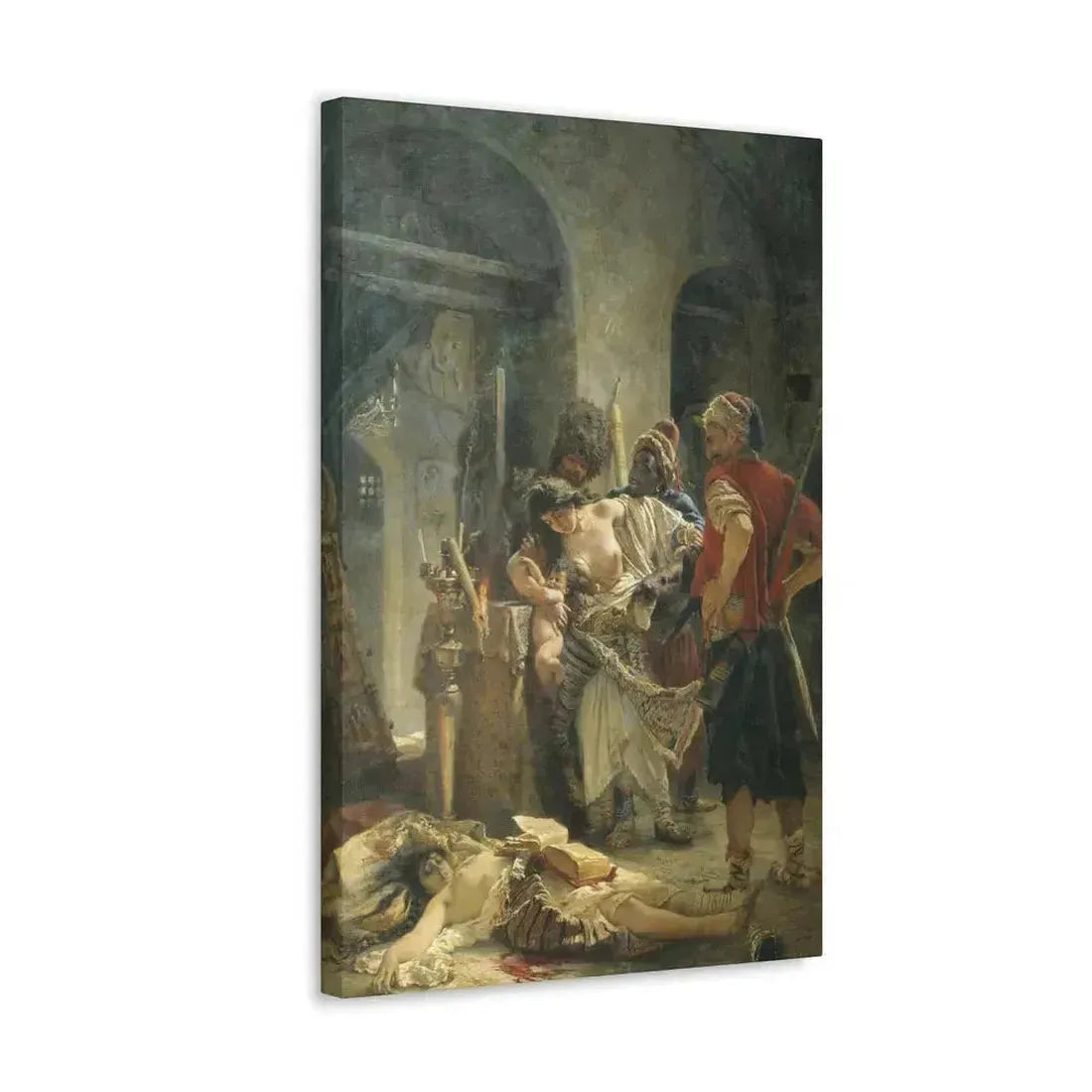 Konstantin Makovsky (1839-1915) The Bulgarian Martyresses - Canvas Wall Art - The Sticker Space
