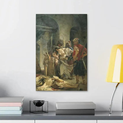 Konstantin Makovsky (1839-1915) The Bulgarian Martyresses - Canvas Wall Art - The Sticker Space