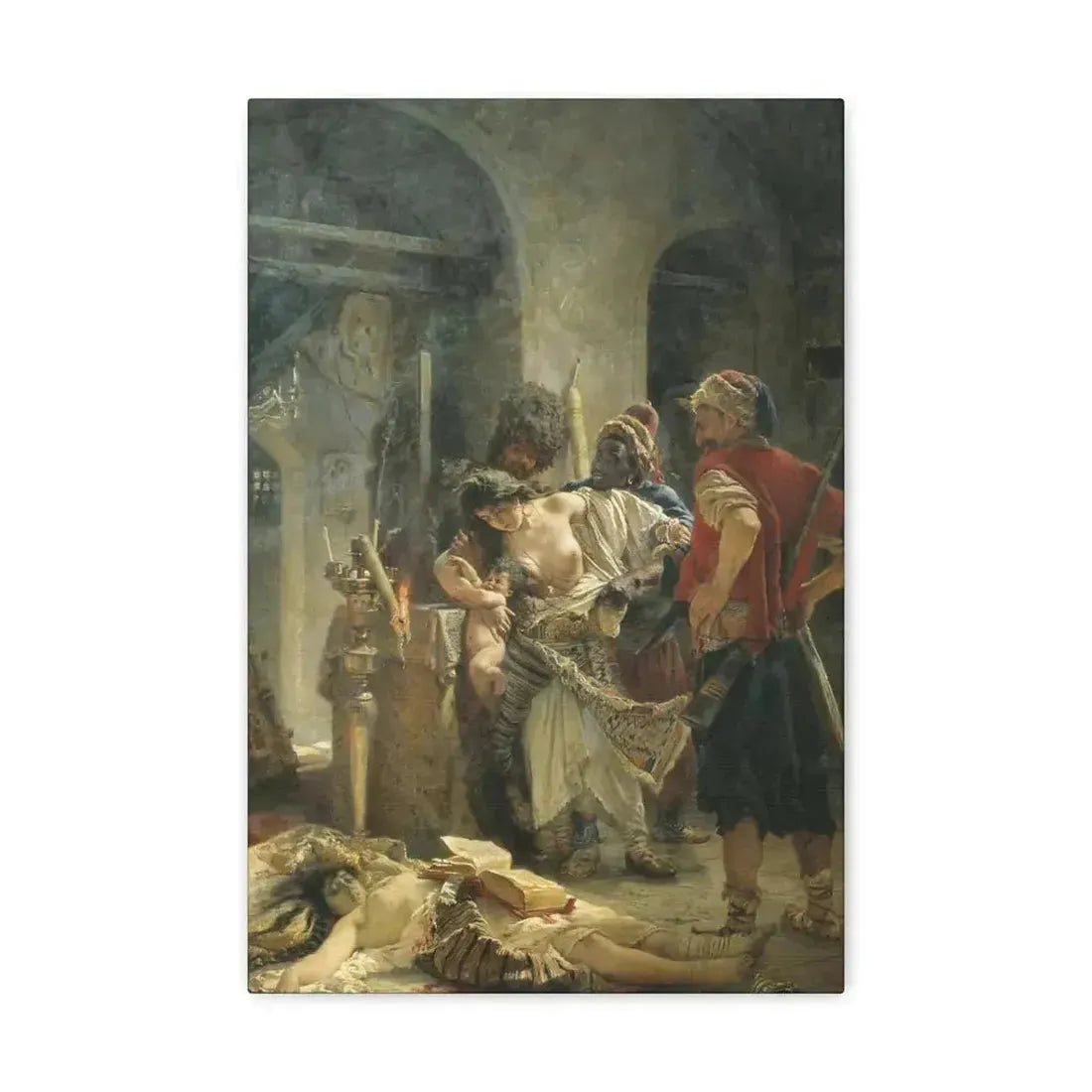 Konstantin Makovsky (1839-1915) The Bulgarian Martyresses - Canvas Wall Art - The Sticker Space