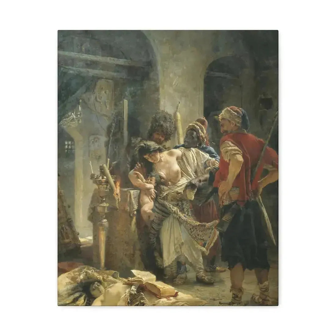 Konstantin Makovsky (1839-1915) The Bulgarian Martyresses - Canvas Wall Art - The Sticker Space
