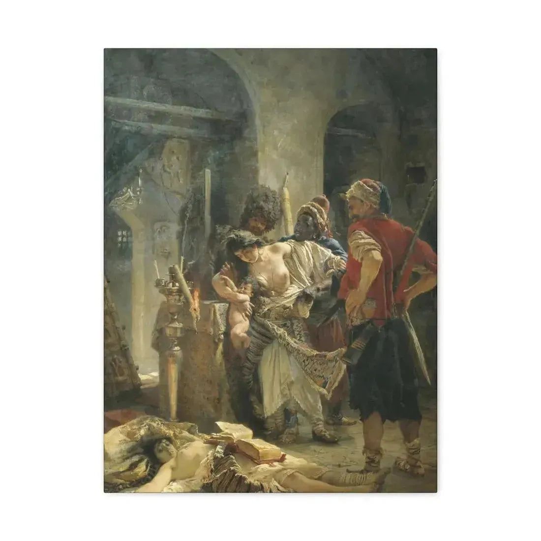 Konstantin Makovsky (1839-1915) The Bulgarian Martyresses - Canvas Wall Art - The Sticker Space