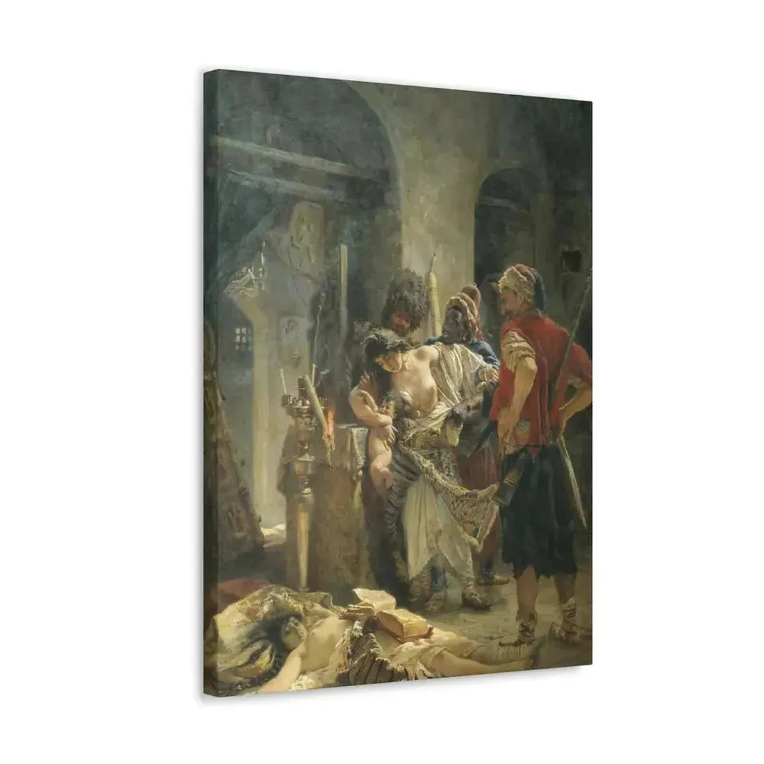 Konstantin Makovsky (1839-1915) The Bulgarian Martyresses - Canvas Wall Art - The Sticker Space