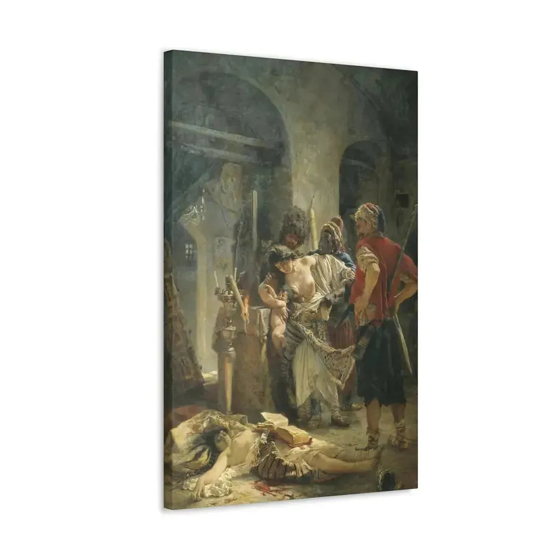Konstantin Makovsky (1839-1915) The Bulgarian Martyresses - Canvas Wall Art - The Sticker Space