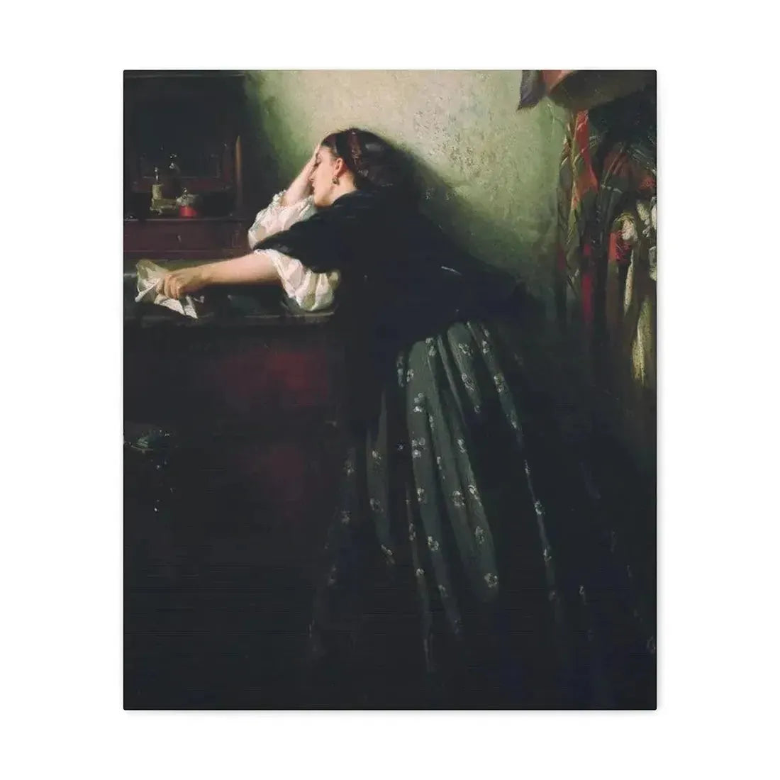 Konstantin Makovsky (1839-1915) The Widow - Canvas Wall Art 20″ x 24″ 1.25" - The Sticker Space