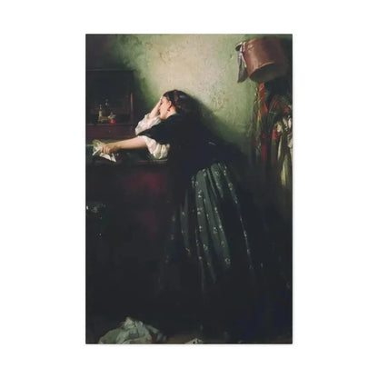 Konstantin Makovsky (1839-1915) The Widow - Canvas Wall Art 24″ x 36″ 1.25" - The Sticker Space