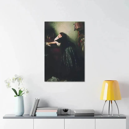 Konstantin Makovsky (1839-1915) The Widow - Canvas Wall Art - The Sticker Space