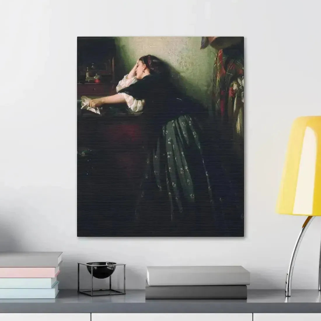 Konstantin Makovsky (1839-1915) The Widow - Canvas Wall Art - The Sticker Space