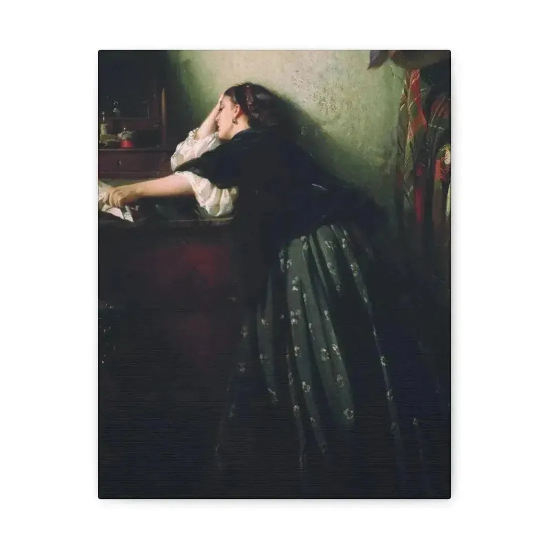 Konstantin Makovsky (1839-1915) The Widow - Canvas Wall Art - The Sticker Space