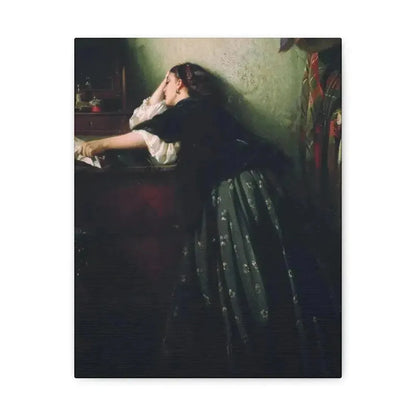 Konstantin Makovsky (1839-1915) The Widow - Canvas Wall Art - The Sticker Space