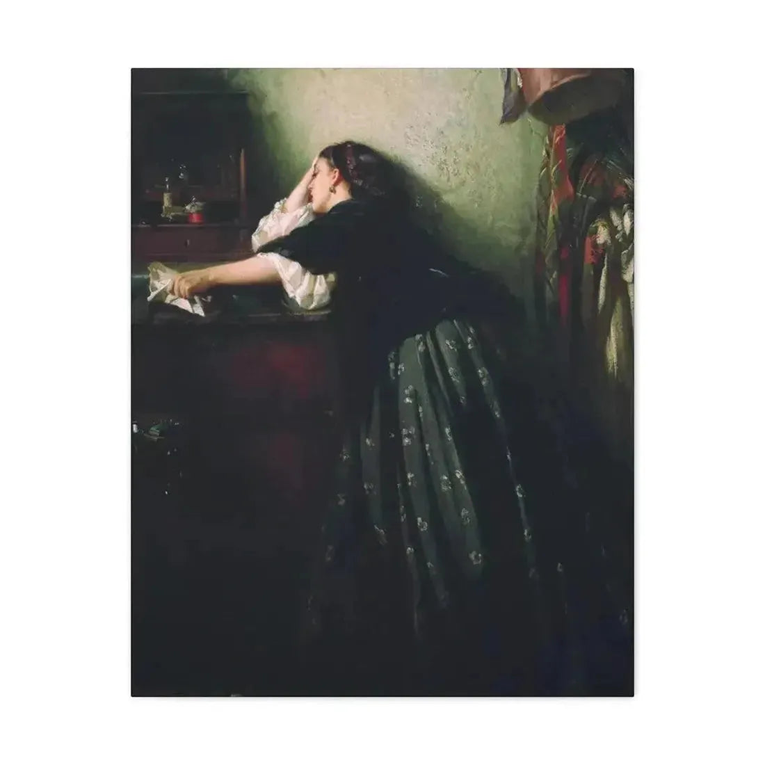 Konstantin Makovsky (1839-1915) The Widow - Canvas Wall Art - The Sticker Space