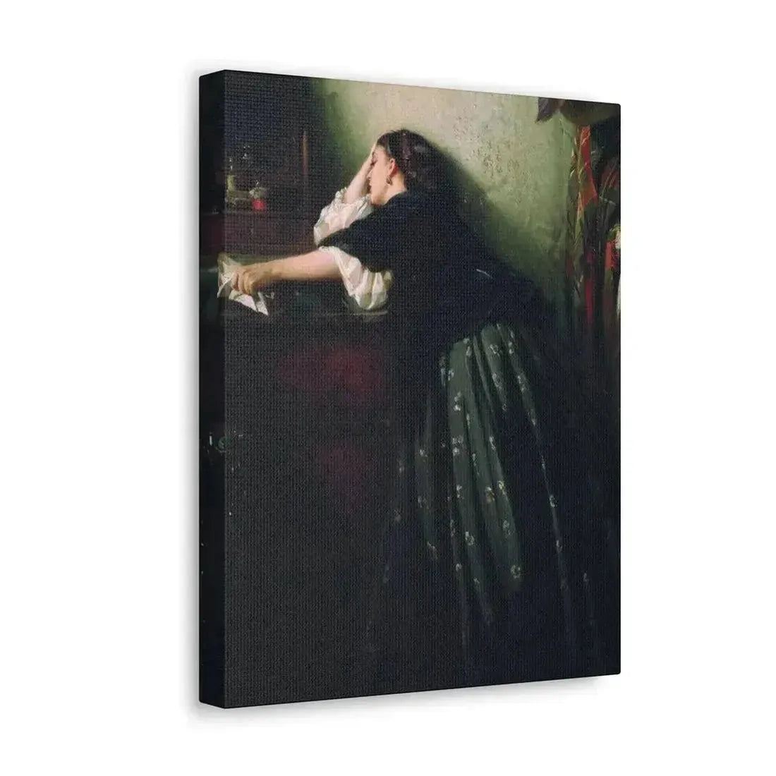 Konstantin Makovsky (1839-1915) The Widow - Canvas Wall Art - The Sticker Space