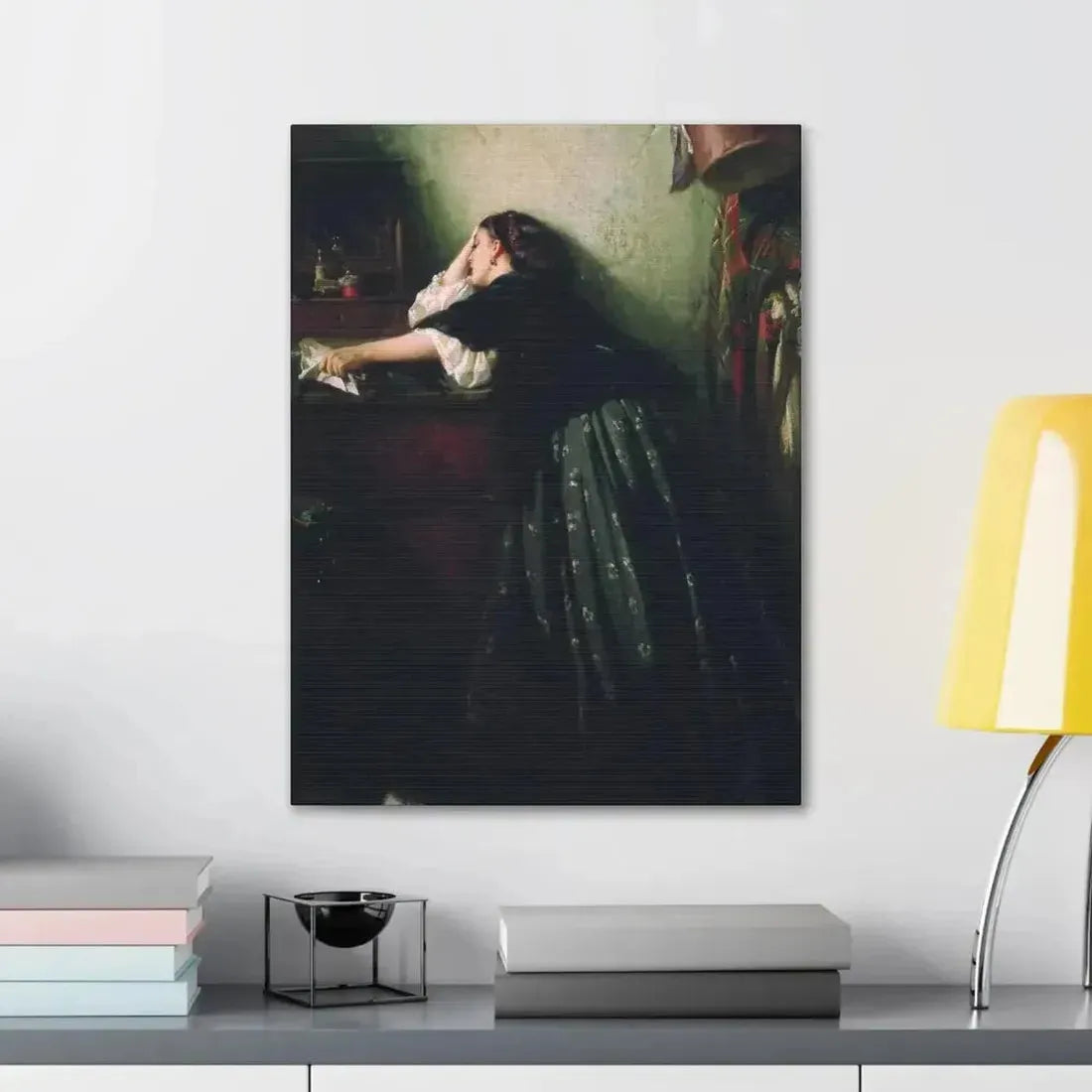 Konstantin Makovsky (1839-1915) The Widow - Canvas Wall Art - The Sticker Space