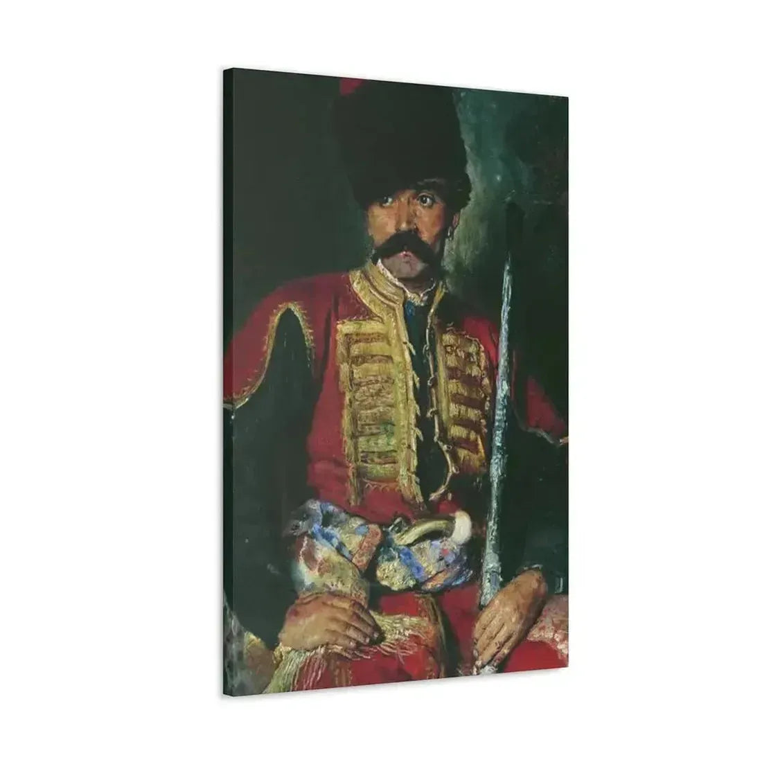 Konstantin Makovsky (1839-1915) Zaporizhzhya Cossack - 1884 - Canvas Wall Art - The Sticker Space