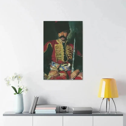 Konstantin Makovsky (1839-1915) Zaporizhzhya Cossack - 1884 - Canvas Wall Art - The Sticker Space