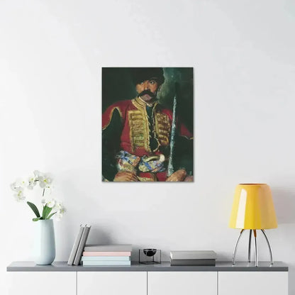 Konstantin Makovsky (1839-1915) Zaporizhzhya Cossack - 1884 - Canvas Wall Art - The Sticker Space