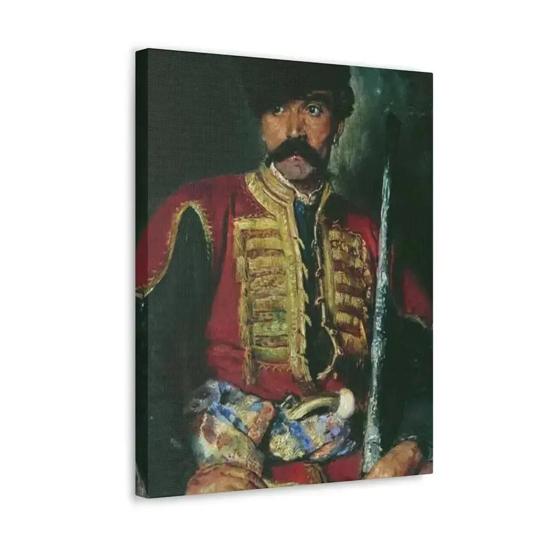 Konstantin Makovsky (1839-1915) Zaporizhzhya Cossack - 1884 - Canvas Wall Art - The Sticker Space