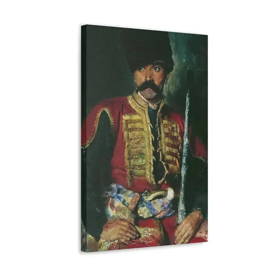 Konstantin Makovsky (1839-1915) Zaporizhzhya Cossack - 1884 - Canvas Wall Art - The Sticker Space