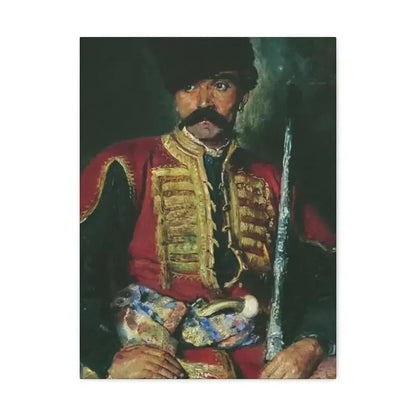 Konstantin Makovsky (1839-1915) Zaporizhzhya Cossack - 1884 - Canvas Wall Art - The Sticker Space
