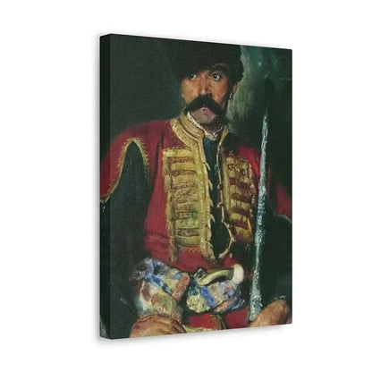 Konstantin Makovsky (1839-1915) Zaporizhzhya Cossack - 1884 - Canvas Wall Art - The Sticker Space