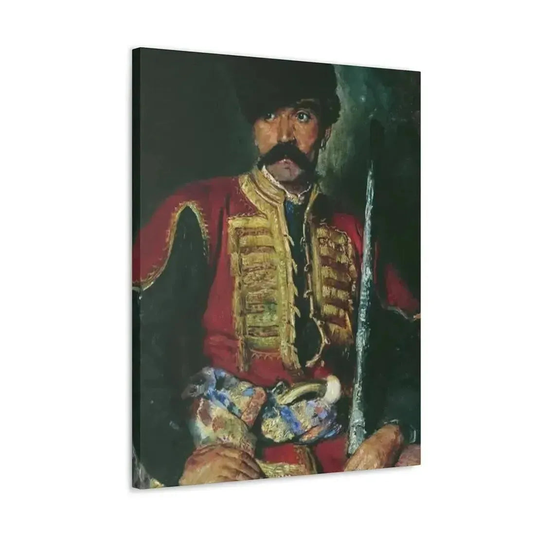 Konstantin Makovsky (1839-1915) Zaporizhzhya Cossack - 1884 - Canvas Wall Art - The Sticker Space