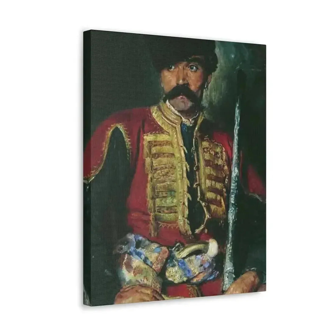 Konstantin Makovsky (1839-1915) Zaporizhzhya Cossack - 1884 - Canvas Wall Art - The Sticker Space