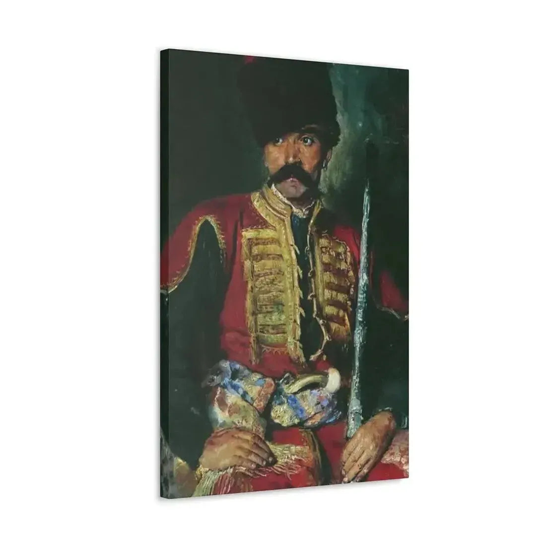 Konstantin Makovsky (1839-1915) Zaporizhzhya Cossack - 1884 - Canvas Wall Art - The Sticker Space