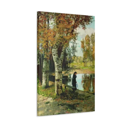 Konstantin Yakovlevich Kryzhitsky (1858-1911) Autumn - Canvas Wall Art - The Sticker Space
