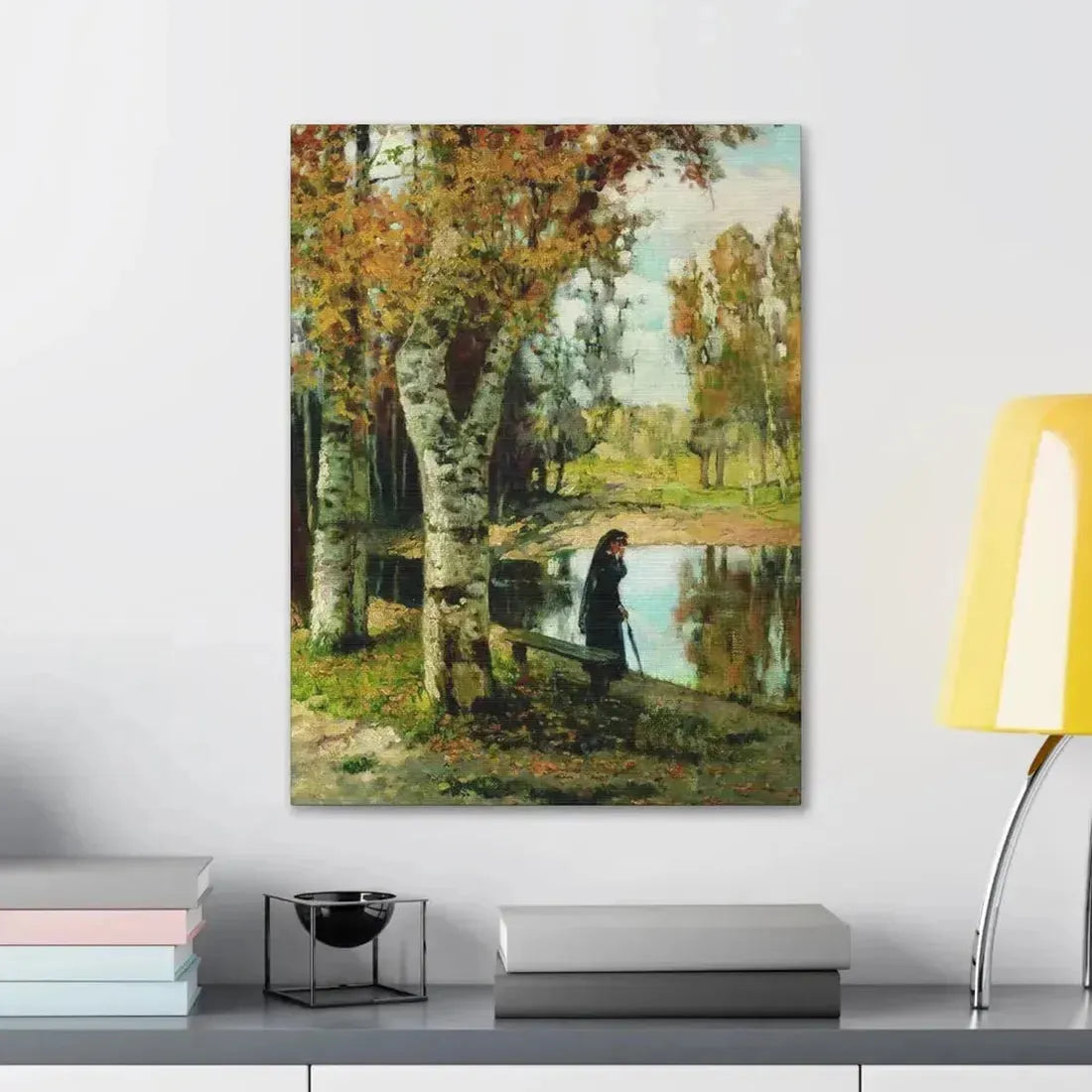 Konstantin Yakovlevich Kryzhitsky (1858-1911) Autumn - Canvas Wall Art - The Sticker Space