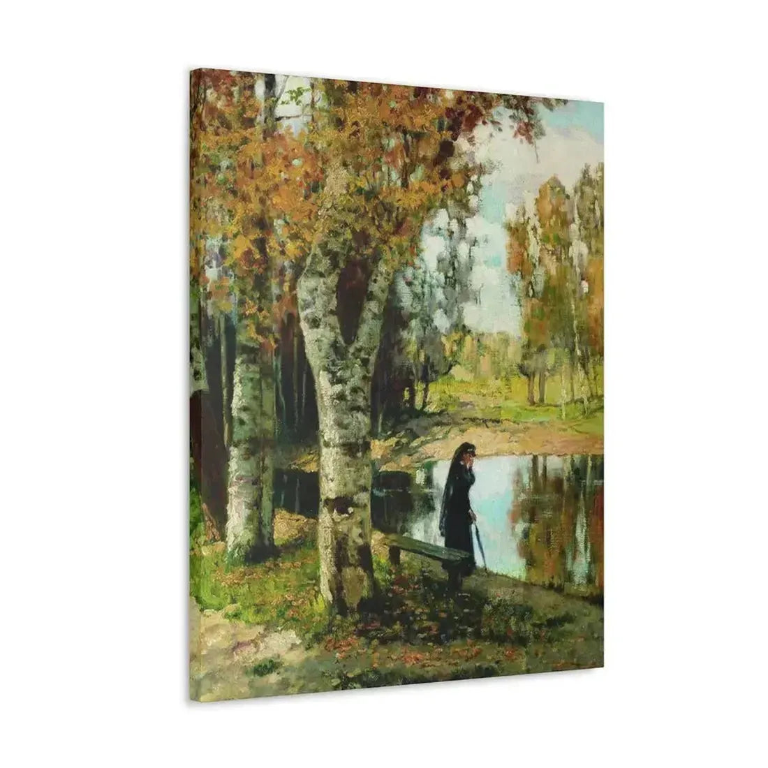 Konstantin Yakovlevich Kryzhitsky (1858-1911) Autumn - Canvas Wall Art - The Sticker Space