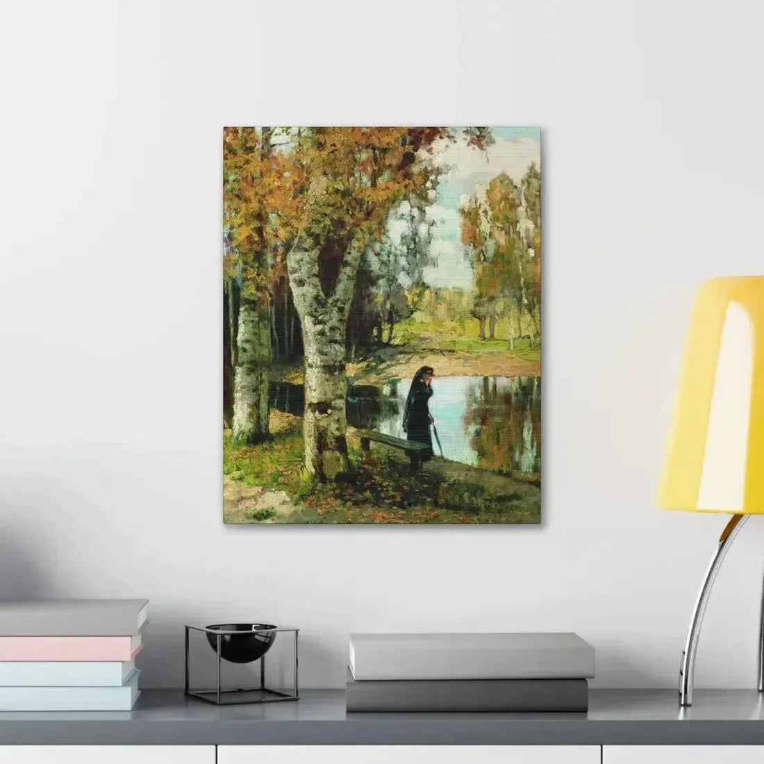 Konstantin Yakovlevich Kryzhitsky (1858-1911) Autumn - Canvas Wall Art - The Sticker Space