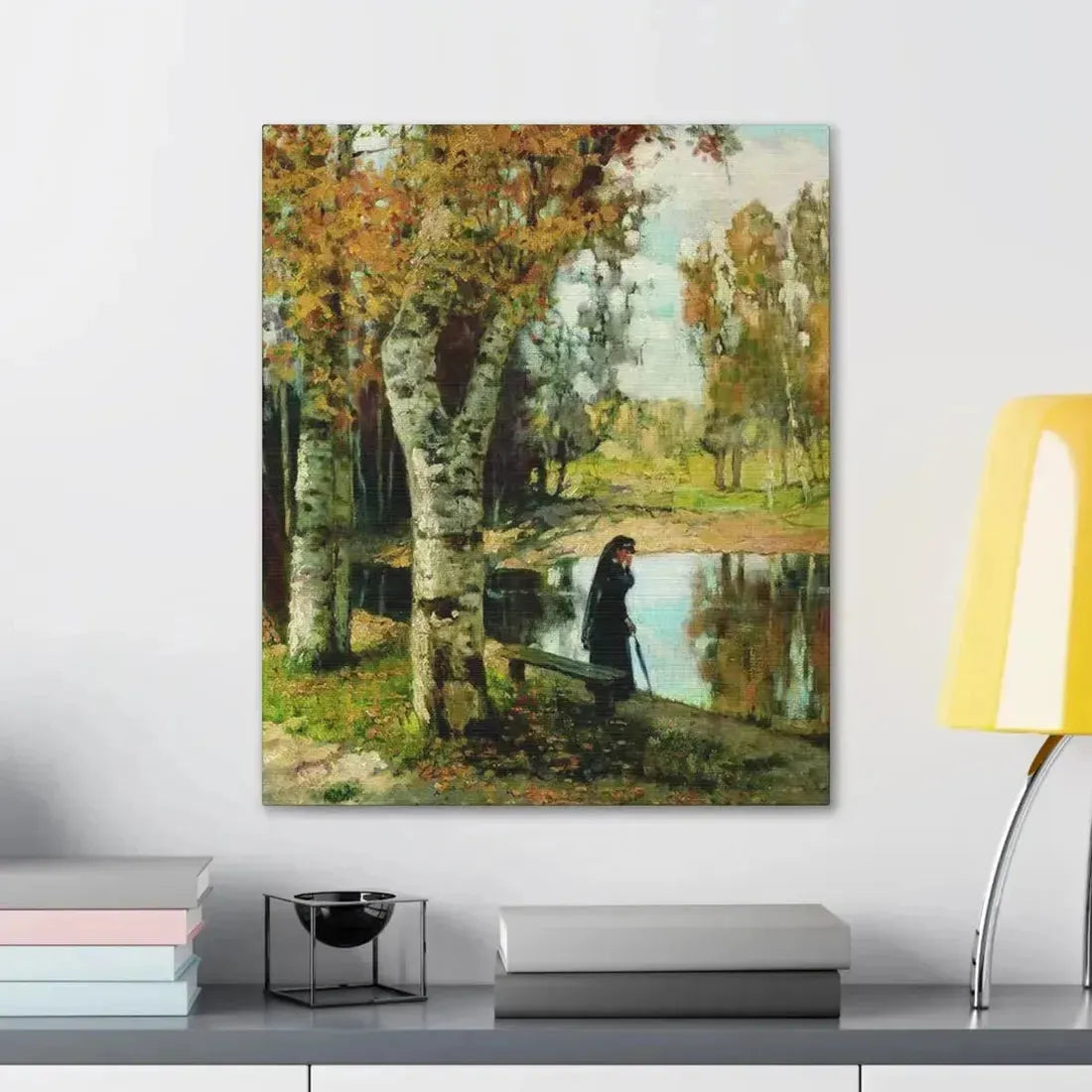 Konstantin Yakovlevich Kryzhitsky (1858-1911) Autumn - Canvas Wall Art - The Sticker Space