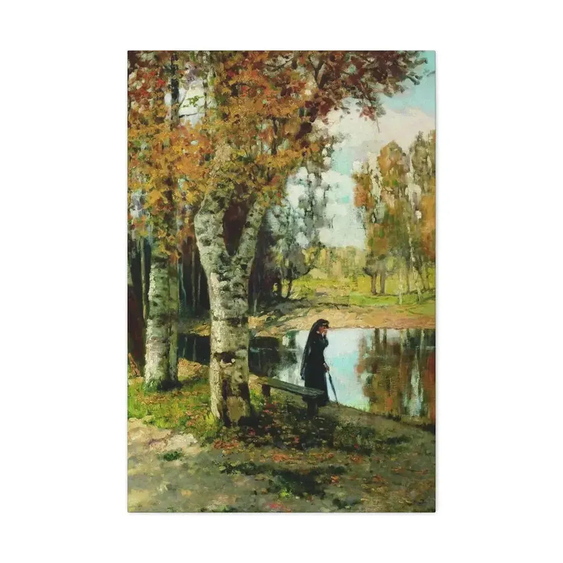 Konstantin Yakovlevich Kryzhitsky (1858-1911) Autumn - Canvas Wall Art - The Sticker Space