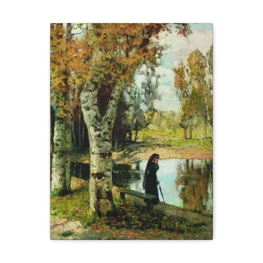 Konstantin Yakovlevich Kryzhitsky (1858-1911) Autumn - Canvas Wall Art - The Sticker Space