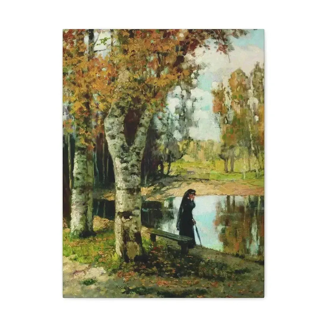 Konstantin Yakovlevich Kryzhitsky (1858-1911) Autumn - Canvas Wall Art - The Sticker Space