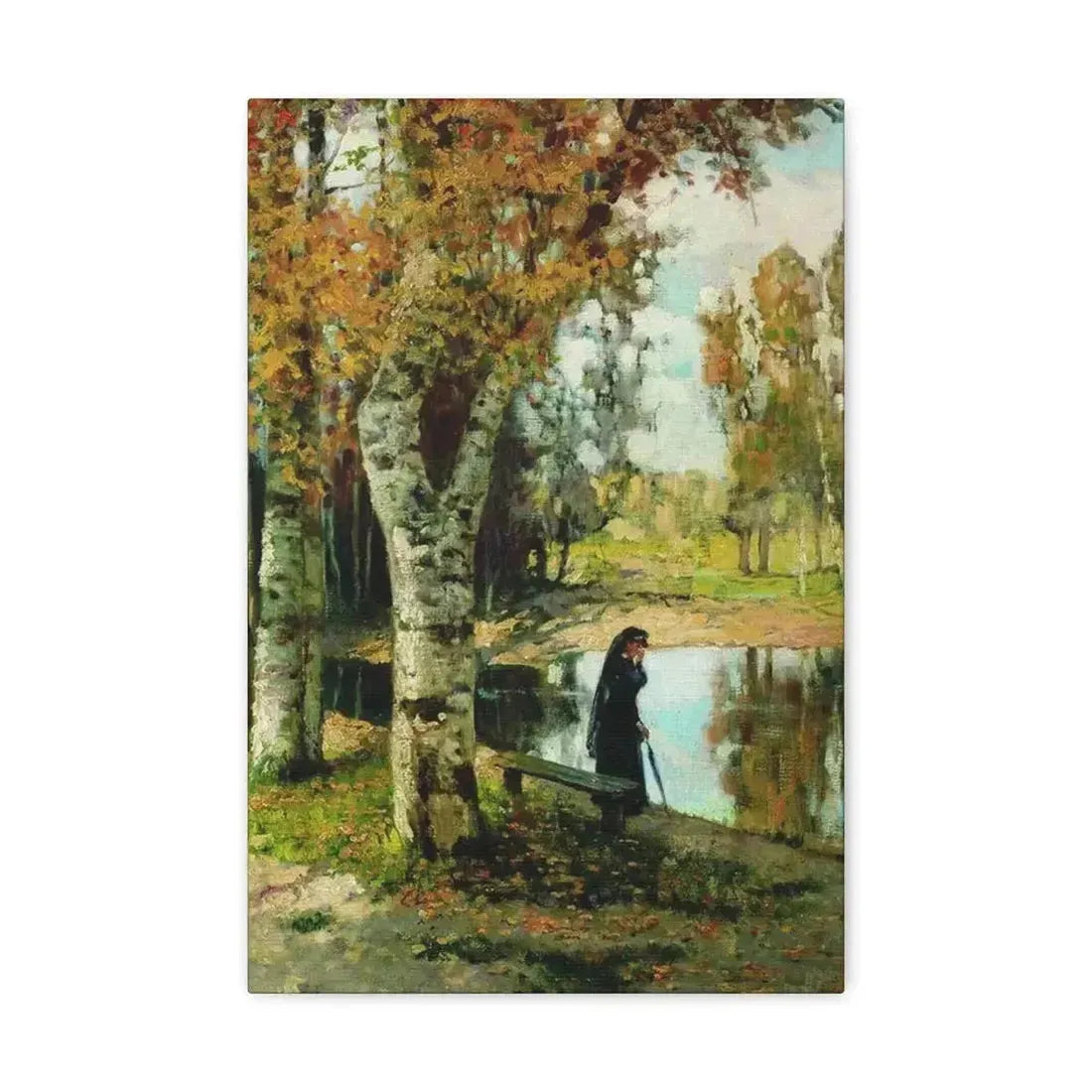 Konstantin Yakovlevich Kryzhitsky (1858-1911) Autumn - Canvas Wall Art - The Sticker Space